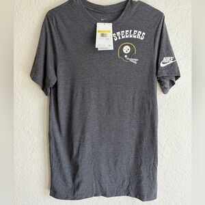 NWT Pittsburgh Steelers Nike Charcoal Retro T-Shirt - Men’s  Small